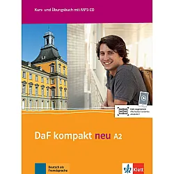 DaF kompakt Neu A2: Kurs- und Ubungsbuch + MP3-CD / Немски език - ниво A2: Учебник и учебна тетрадка + MP3-CD
