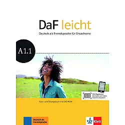 DaF Leicht A1.1 Kurs und Ubungsbuch+DVD-ROM