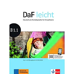 DaF Leicht B1.1 Kurs und Ubungsbuch+DVD-ROM