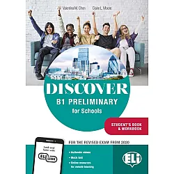 Discover - B1 Preliminary for Schools: Student's Book + Workbook + Digital Book / Английски език - ниво B1: Учебник + учебна тетрадка + онлайн материали