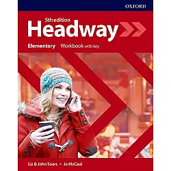 Headway 5E Elementary Workbook with Key / Английски език - ниво Elementary: Учебна тетрадка с отговори