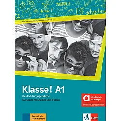 Klasse! A1: Kursbuch mit Audios und Videos / Немски език - ниво A1: Учебник + онлайн материали
