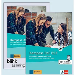 Kompass (DaF) B2.1 - Media Bundle inklusive Lizenzcode für das Kurs- und Übungsbuch mit interaktiven Übungen - Teil 1