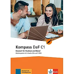 Kompass (DaF) C1 Medienpaket (4 Audio-CDs + DVD)