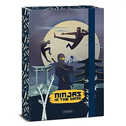 Кутия с ластик A4 Ars Una Ninjas in the Dark (5457)