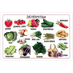 Мини табло: Зеленчуци