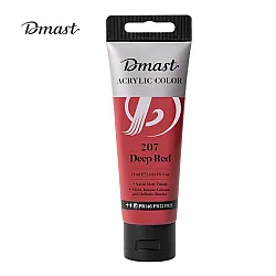 Акрилна боя Deli Dmast EC330-DR, в тубичка 75 мл, 207 deep red