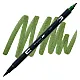 Aкварелен двувърх маркер Tombow ABT Dual Brush, четка 3.5 мм, връх 0.8 мм, 177 dark jade
