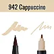 Aкварелен двувърх маркер Tombow ABT Dual Brush, четка 3.5 мм, връх 0.8 мм, 942 cappuccino