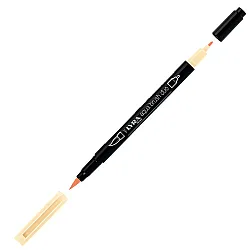 Акварелни двувърхи маркери LYRA aqua brush duo SKIN TONES, объл връх и четка, 6 цвята