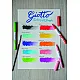 Акварелни маркери GIOTTO Turbo Soft Brush, връх тип четка, 10 интензивни цвята