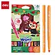 Ароматизирани флумастери Deli Color wow! EC171, връх 8.5 мм, 10 цвята
