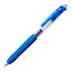 Автоматична гелова химикалка Deli Smoos EG075-BL, с грип, 0.5 мм, синя