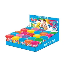 Дисплей с моделин MITAMA Funny Doo, 9 цвята х 120 г, 36 броя