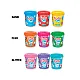 Дисплей с моделин MITAMA Funny Doo, 9 цвята х 120 г, 36 броя