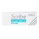 Гума за молив Deli Scribe EH00210, 54х20х10 мм, бяла