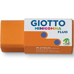 Гума за молив GIOTTO Minigomma Fluo, 14х16х13 мм, цветна