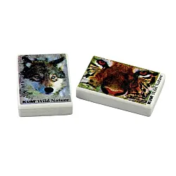 Гума за молив KUM Wild Nature, цветна