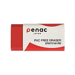 Гума за молив Penac, 43х21х13 мм, червена