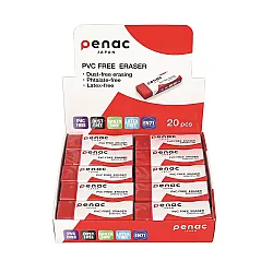 Гума за молив Penac, 59х21х10 мм, червена
