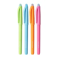 Изтриваема химикалка Deli EG163-BL, с грип, 0.5 мм, синя