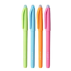 Изтриваема химикалка Deli EG163-BL, с грип, 0.5 мм, синя