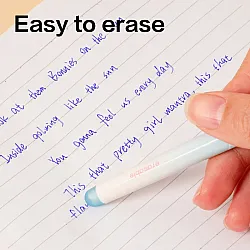 Изтриваема химикалка Deli erasable EG660-BL, с грип, 0.5 мм, синя