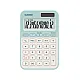Калкулатор CASIO COLORFUL MS-20YC-LG, настолен, 12 dgt, 154.5x101x18 мм, светло зелен