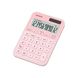 Калкулатор CASIO COLORFUL MS-20YC-LP, настолен, 12 dgt, 154.5x101x18 мм,светло розов