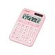 Калкулатор CASIO COLORFUL MS-20YC-LP, настолен, 12 dgt, 154.5x101x18 мм,светло розов
