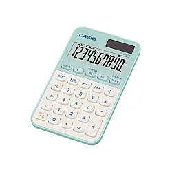 Калкулатор CASIO COLORFUL SL-310YC-LG, джобен, 10 dgt, 118x70x8 мм, светло зелен