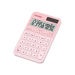 Калкулатор CASIO COLORFUL SL-310YC-LP, джобен, 10 dgt, 118х70х8 мм, светло розов