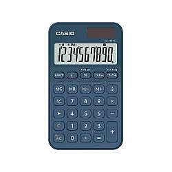 Калкулатор CASIO COLORFUL SL-310YC-NY, джобен, 10 dgt, 118х70х8 мм, тъмно син