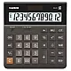 Калкулатор CASIO DH-12 BK, настолен, 12 dgt, 150х159х29 мм, черен