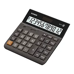 Калкулатор CASIO DH-12 BK, настолен, 12 dgt, 150х159х29 мм, черен