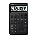 Калкулатор CASIO STYLISH JW-200DQ-BK, настолен, 12 dgt, метален панел, 182х109х20 мм, черен