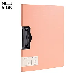 Клипборд с капак NuSign E5011, A4, хоризонтален, Foam PP, розов