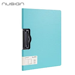 Клипборд с капак NuSign E5011, A4, хоризонтален, Foam PP, светлосин
