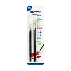 Комплект четки за рисуване GIOTTO Art 577, плоски №0, 2, 4, 6