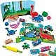 Комплект за моделиране MITAMA Funny Doo Dinos, 15 цвята моделин, с аксесоари, 33 части
