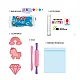 Комплект за моделиране MITAMA Funny Doo GlitterBag, 350 г, 7 цвята моделин, глитерен прах, 14 части