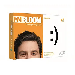 Копирна хартия Bloom Premium, А4, 80 г, бяла, CIE белота 161, PEFC, пакет 500 л.