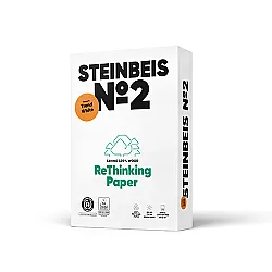 Копирна хартия STEINBEIS №2 ReThinking, А4, 80 г, 100% рециклирана, CIE белота 85, пакет 500 л.
