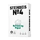 Копирна хартия STEINBEIS №4 ReThinking, А4, 80 г, 100% рециклирана, CIE белота 100, пакет 500 л.