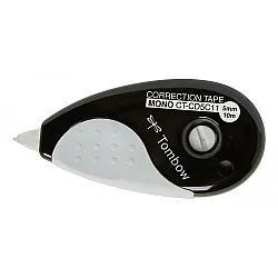 Коректор лента Tombow Mono Grip, 5 мм х 10 м, черен