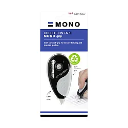 Коректор лента Tombow Mono Grip, 5 мм х 10 м, черен