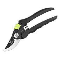 Лека градинска ножица Deli TOOLS EDL580201, 200 мм, неръждаема стомана, ергономична дръжка, зелена