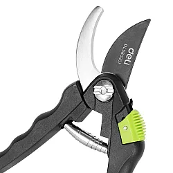 Лека градинска ножица Deli TOOLS EDL580201, 200 мм, неръждаема стомана, ергономична дръжка, зелена