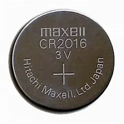 Литиева батерия Maxell, бутонна, CR2016, 3 V, за калкулатори, часовници и др., блистер 1 бр.