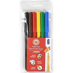 Мини цветни моливи KOH-I-NOOR, 6 цвята